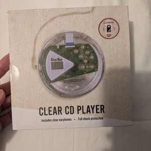 ClearTech Clear CD Player Brand New